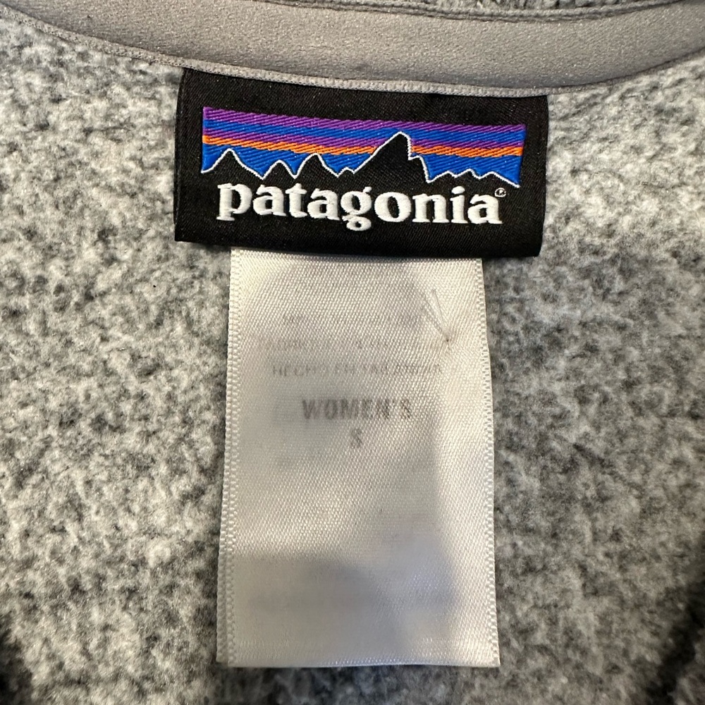 Patagonia Women's Better Sweater 1/4 Zip Fleece In Gray Sz S - Picture 13 of 15